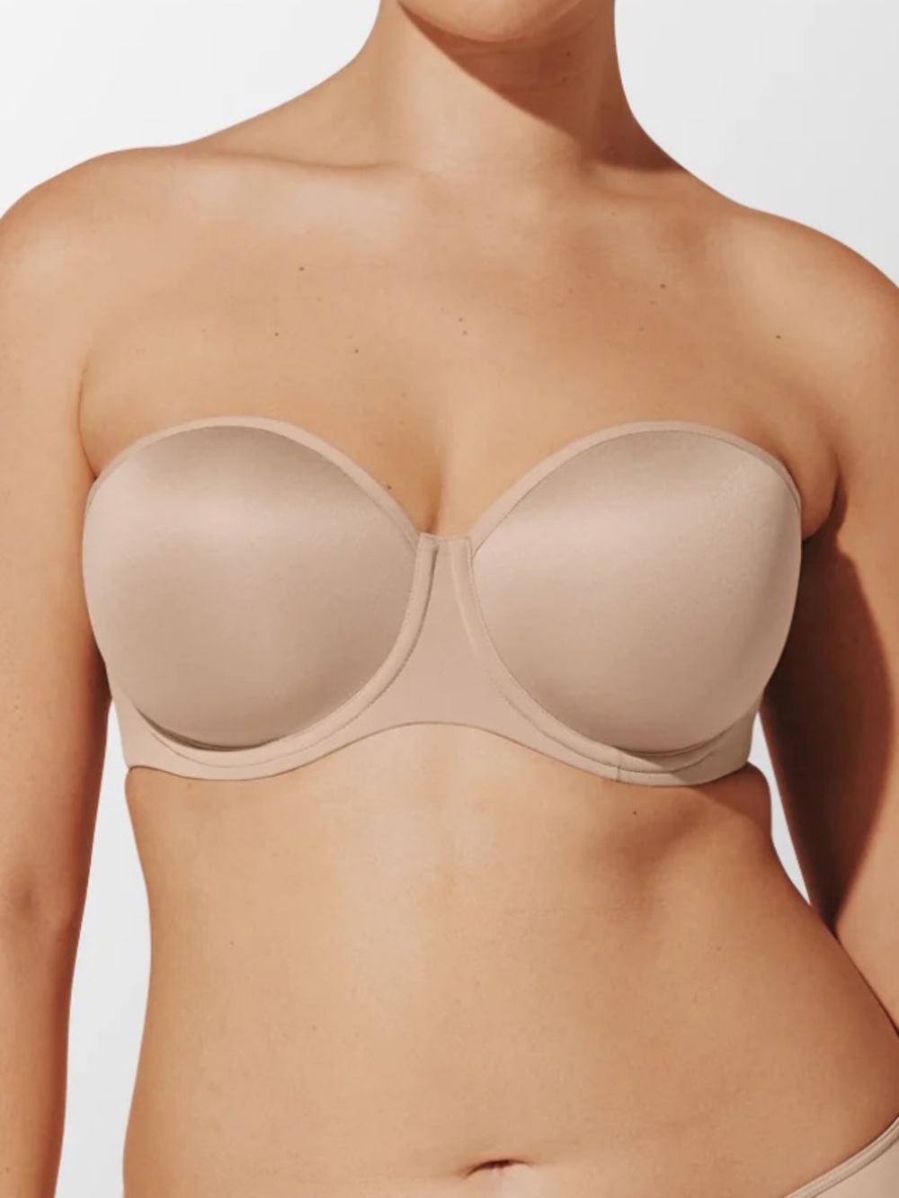 Thirdlove strapless bra with detachable straps